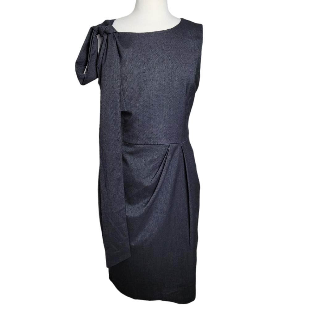CHAPTER ONE Dress Midi Sleeveless Bow Tie